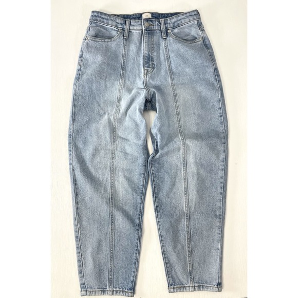 a new day Denim - a new day barrel jeans blue denim cropped Women's Size 6 28R Soft Stretch FP